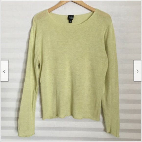 Eileen Fisher Sweaters - Eileen‎ Fisher 100% Linen Long Sleeve Sweater Top